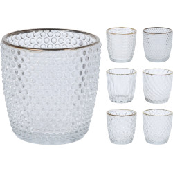 Photophore à relief Ø 7 cm