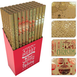 Papier cadeau Noël 70 x 200 cm