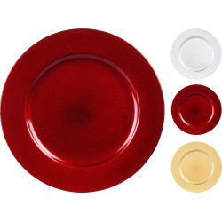 Sous assiette décorative Ø 33 x 1,5 cm