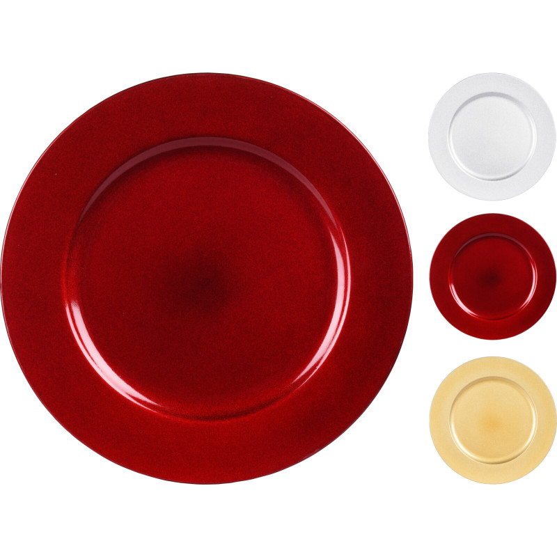 Sous assiette décorative Ø 33 x 1,5 cm