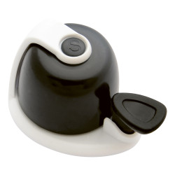 Sonnette Vélo Allure Noir/Blanc – Style & Sécurité | SIMSON