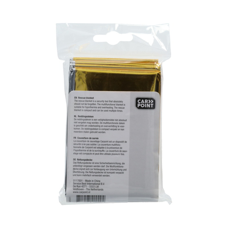 Couverture de survie 210 x 160 cm CARPOINT
