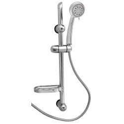 Set de douche Tamari 3 jets chrome ROUSSEAU – Douche relaxante | ROUSSEAU