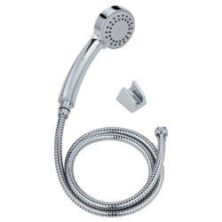Set de douche Manolia 3 jets chrome ROUSSEAU – Douche relaxante | ROUSSEAU