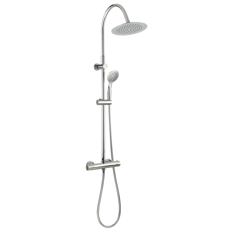 Colonne de douche thermostatique Suhali 2 chrome ROUSSEAU