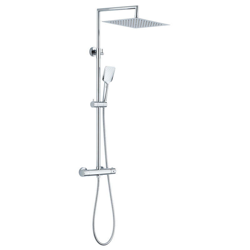 Colonne de douche thermostatique OTAKI chrome ROUSSEAU