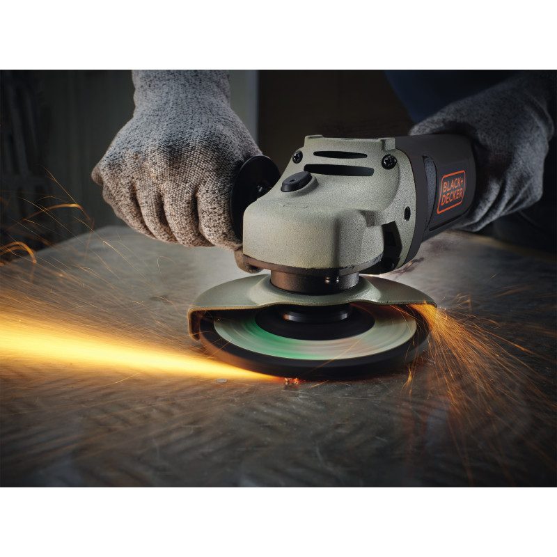 Meuleuse d'angle BLACK+DECKER KG1202-QS 1200 W – Puissante | BLACK+DECKER Meuleuse d'angle BLACK+DECKER KG1202-QS 1200 W – Puissante | BLACK+DECKER