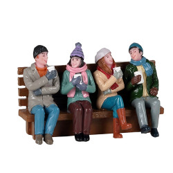 Figurine café entre amis LEMAX