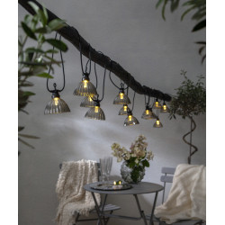 Guirlande lumineuse LED Cubone grise 4,95 m 12 x 0,066 W EGLO Guirlande lumineuse LED Cubone grise 4,95 m 12 x 0,066 W EGLO