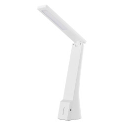 Lampe de bureau LED La Seca blanche USB 1,8 W EGLO Lampe de bureau LED La Seca blanche USB 1,8 W EGLO