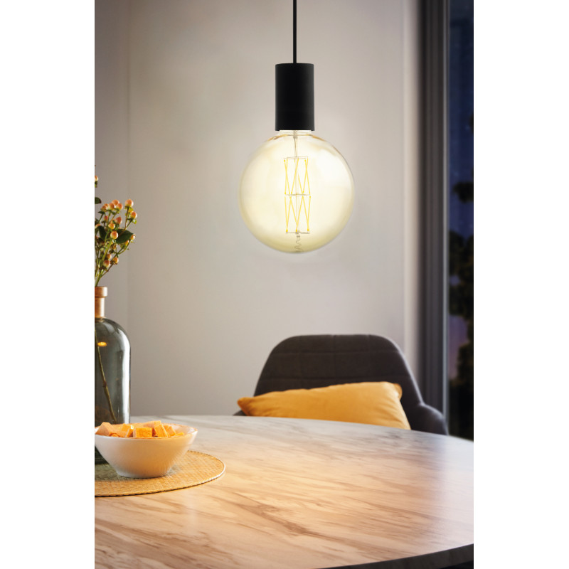 Suspension Pozueta noire E27 40 W EGLO Suspension Pozueta noire E27 40 W EGLO