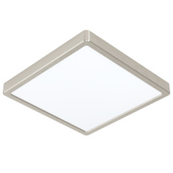 Plafonnier LED Fueva 5 nickel 28,5 x 28,5 cm 3000 K 20,5 W EGLO