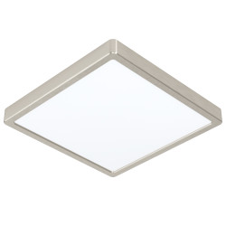 Plafonnier LED Fueva 5 nickel 28,5 x 28,5 cm 4000 K 20,5 W EGLO