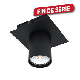 Spot LED Valcasotto noir GU10 4,5 W EGLO