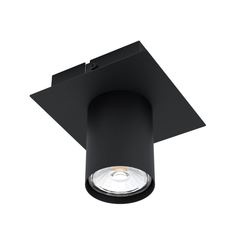 Spot LED Valcasotto noir GU10 4,5 W EGLO