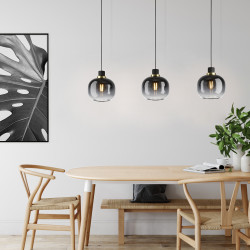 Suspension Oilella gris E27 3 x 40 W EGLO Suspension Oilella gris E27 3 x 40 W EGLO