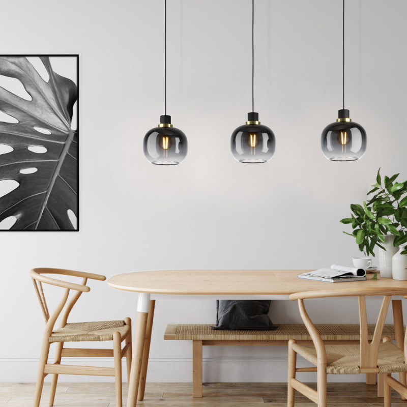 Suspension Oilella gris E27 3 x 40 W EGLO Suspension Oilella gris E27 3 x 40 W EGLO