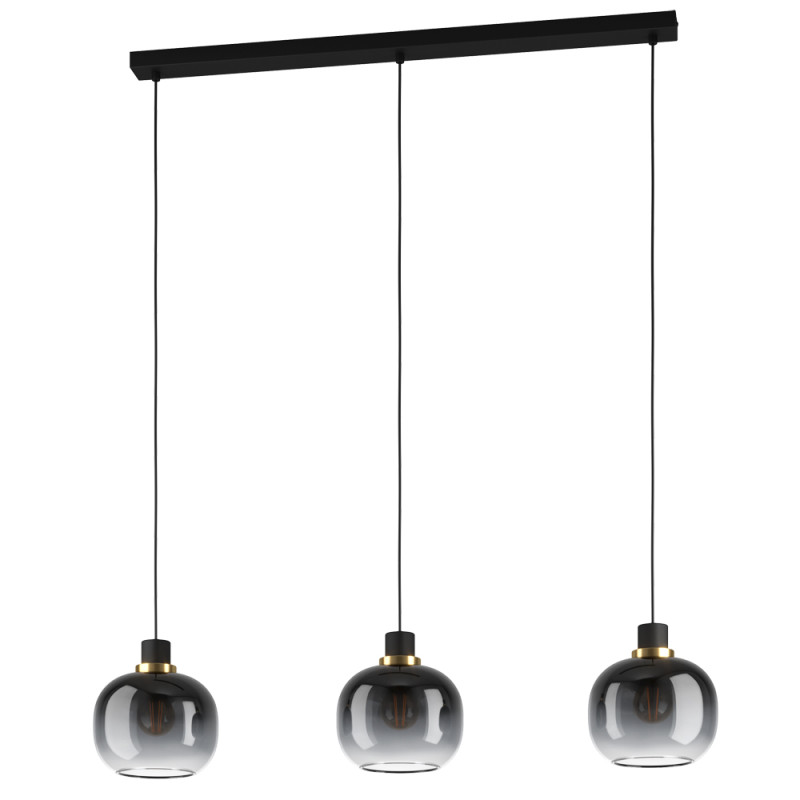 Suspension Oilella gris E27 3 x 40 W EGLO