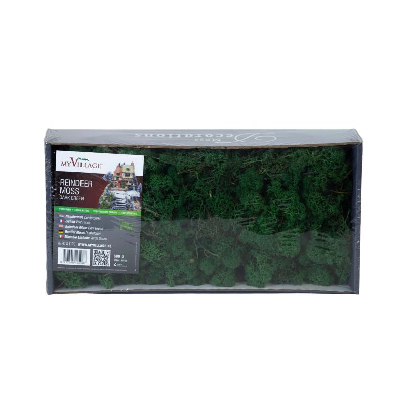 Mousse Lichen vert foncé 0,5 kg MY VILLAGE