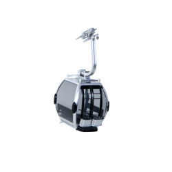 Cabine téléphérique anthracite et noire JÄGERNDORFER