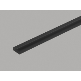 Profil de départ et de finition en aluminium noir 260 cm DUMAWALL