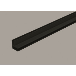 Profil de coin universel en aluminium noir 260 cm DUMAWALL