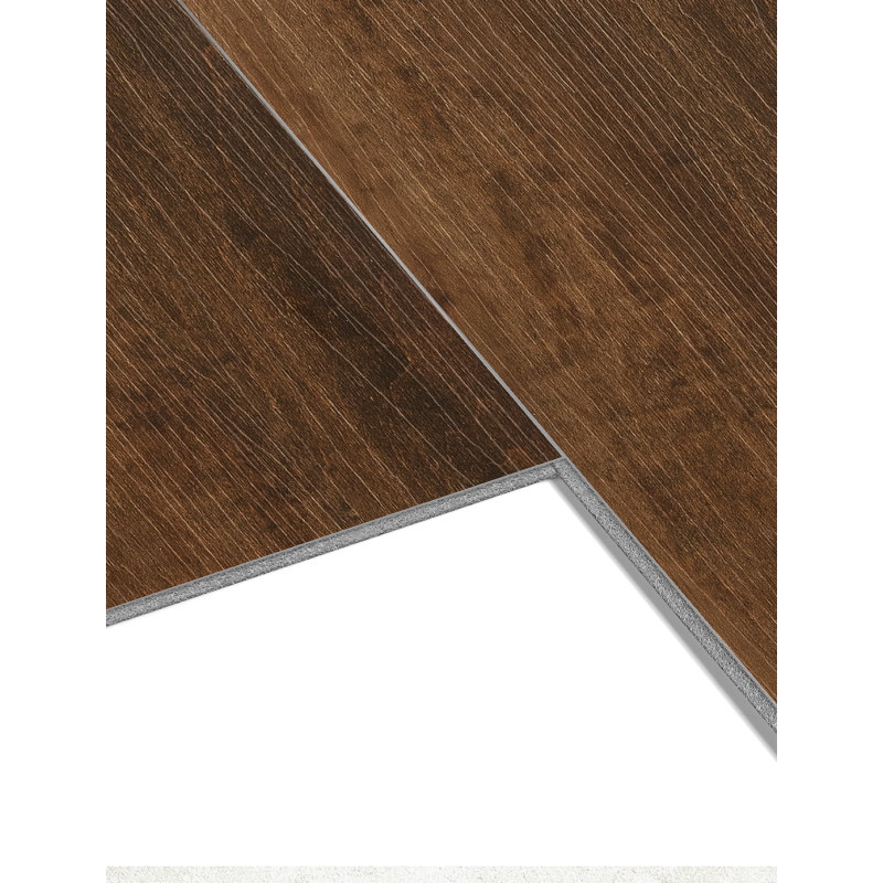 Lambris PVC pour mur Stockholm Walnut 120 x 18 cm 10 pièces DUMAWALL