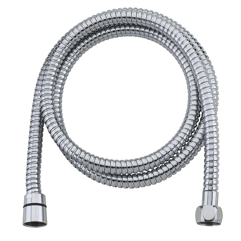 Flexible de douche à double agrafage NF chrome 1,5 m ROUSSEAU