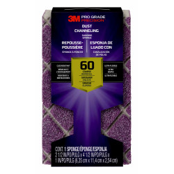 Éponge abrasive Dust Channeling Pro Grade Precision grain 60 3M