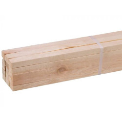 Bois brut 300 x 10 x 1,9 cm 5 pièces