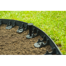 Bordure flexible noire 100 x 4,5 cm 4 pièces Bordure flexible noire 100 x 4,5 cm 4 pièces