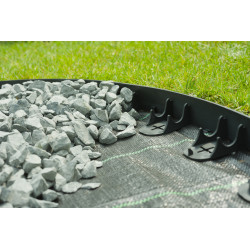 Bordure flexible noire 100 x 4,5 cm 4 pièces Bordure flexible noire 100 x 4,5 cm 4 pièces