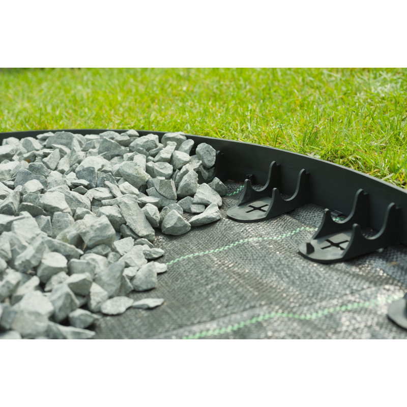 Bordure flexible noire 100 x 4,5 cm 4 pièces Bordure flexible noire 100 x 4,5 cm 4 pièces