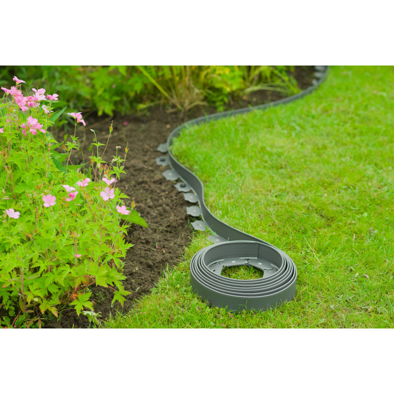 Bordure flexible grise 1000 x 5 x 0,4 cm Bordure flexible grise 1000 x 5 x 0,4 cm