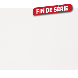 Panneau de meuble Blanc clair 120 x 30 x 1,8 cm CANDO