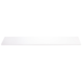 Panneau de meuble blanc 120 x 25 x 1,8 cm