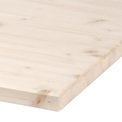 Panneau de meuble en sapin massif 250 x 80 x 2,8 cm CANDO