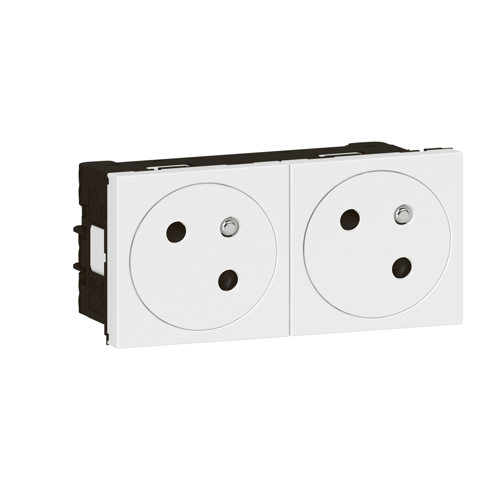 Prise Encastrable Plan De Travail Legrand Prise encastrable Mosaic double LEGRAND