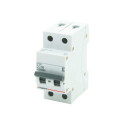 Disjoncteur RX3 2 pôles 4500A 16 A LEGRAND