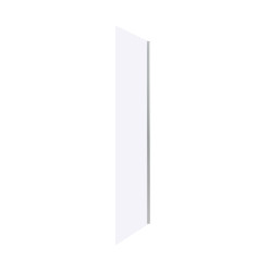 Paroi de douche fixe Happy blanche 80 x 185 cm ALLIBERT