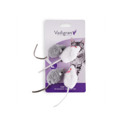 Souris à poils ras pour chat 4 pièces