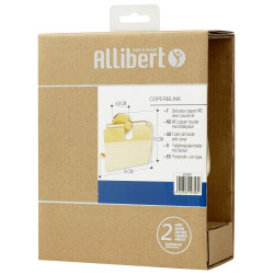 Porte-rouleau papier toilette avec rabat Coperblink or ALLIBERT