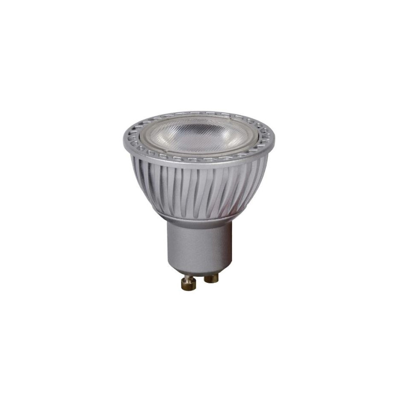 Ampoule LED spot dimmable avec culot standard GU10, conso. de 5,5W