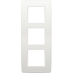 Plaque triple verticale NIKO – Blanc, Original | NIKO
