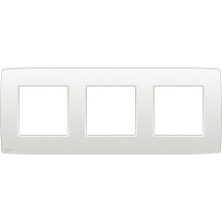 Plaque triple horizontale – Blanc, Original | NIKO