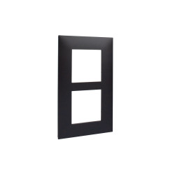 Plaque Valena Double Noire – Design & Fonction | LEGRAND

