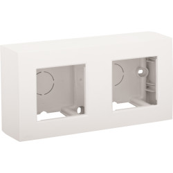 Boîtier saillie double blanc – Installation facile | NIKO