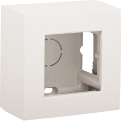Boîtier saillie simple blanc – Installation facile | NIKO