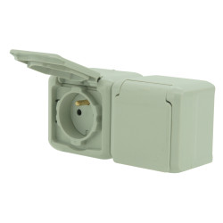 Prise Saillie Double Forix Étanche – Sécurité & Durabilité | LEGRAND