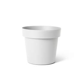 Cache-pot Happy blanc Ø 16 x 15 cm
